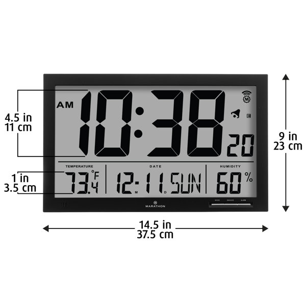 Marathon Watch Company Marathon Wall Clock & Reviews | Wayfair